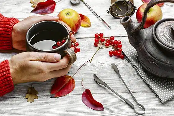3 nejúčinnější bylinné čaje zmírnění příznaků menopauzy