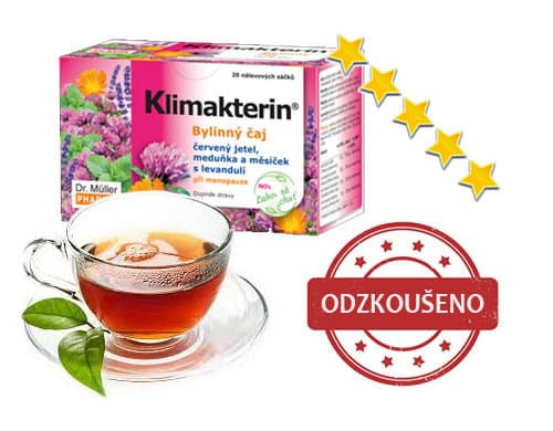 Klimakterin recenze a zkušenosti: bylinný čaj na snížení příznaků menopauzy